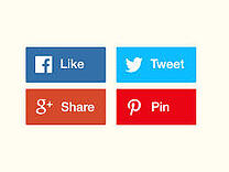 social share buttons