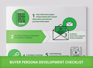 buyer persona checklist