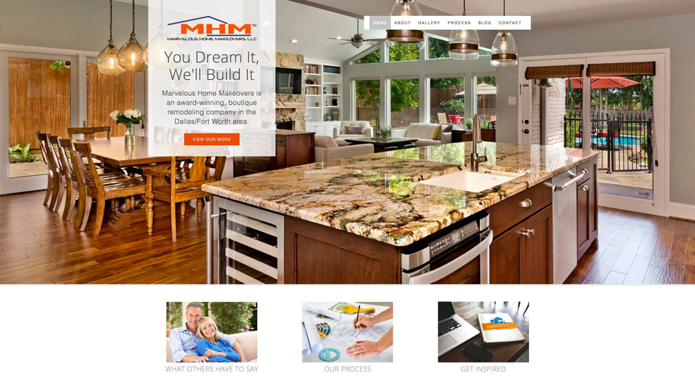 Marvelous Home Makeovers home page